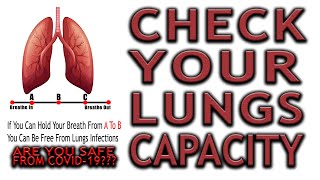 how to check your lung capacity at home without equipment [upl. by Leveroni]