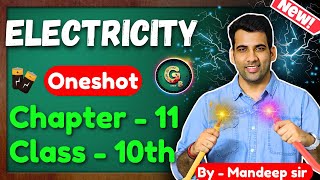 Electricity Class 10  Oneshot Full chapter explanation  Class 10 science chapter 11 Electricity [upl. by Sybil]