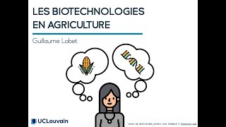 Introduction aux biotechnologies en agriculture [upl. by Thomson]