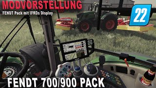 LS22  Modvorstellung  Fendt 700 SCR  900 S4 mit IFKOs Display [upl. by Brinna]