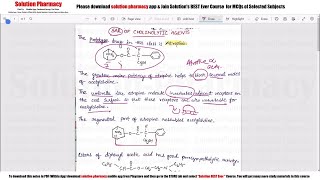 Class 41 Structure Activity Relationship SAR of Cholinolytic Agents Medicinal Chemistry 01 [upl. by Bolme74]