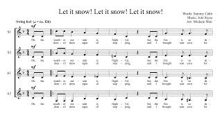 Let it snow  Sopran 1 [upl. by Quartet]