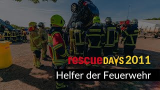 rescueDAYS 2011  Deggendorf  Helfer der Feuerwehr [upl. by Anaujik410]