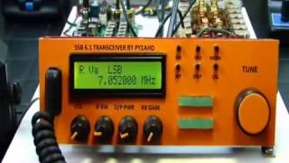 PY1AHD QSO with PY1KZ SSB 61  panel and bar graph prototype [upl. by Enilekcaj798]