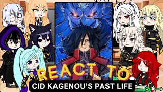 The Eminence in shadow react to cid kagenou past life as madara uchiha  Gacha life naruto shippuden [upl. by North]