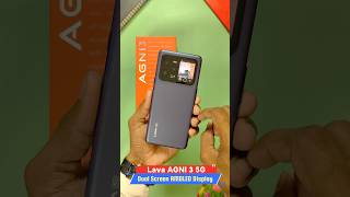 Best Dual Screen AMOLED Display Phone Under 20000  Lava Agni 3 Unboxing First Look Amazon Sale [upl. by Tchao]