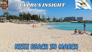 The Hidden Charms of Nissi Beach Ayia Napa Cyprus in March [upl. by Su]