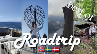 BEST OF ROADTRIP SCANDINAVIE VANLIFE Objectif Cap Nord  Le Retour Norvège Suède amp Danemark [upl. by Doelling]