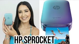 HP SPROCKET REVIEW PORTABLE PHONE PRINTER DAMAV425 [upl. by Vergil]