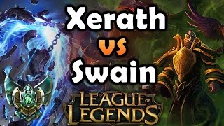 League of Legends  Xerath vs Swain Mid Gameplay Season 5 [upl. by Lyndon]