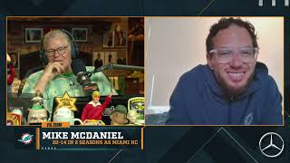 Mike McDaniel on the Dan Patrick Show Full Interview  8624 [upl. by Llieno240]