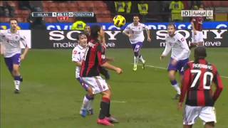 Zlatan Ibrahimovic Bicycle Goal vs Fiorentina HD [upl. by Yrallih]