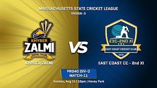 Khyber Zalmi vs E3C 2nd XI [upl. by Plath]