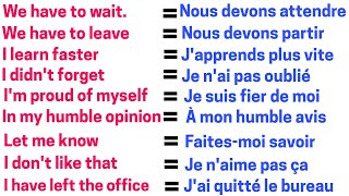 46 Phrases Très Utiles Pour Apprendre Anglais ● 46 Useful sentences in English [upl. by Deth]