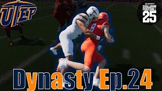 A change of pace and video format College Football 25 UTEP Dynasty  Ep 24 [upl. by Iatnahs]