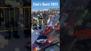 Start Cain’s Quest 2023 Team 96 snowmobiling racing crosscountry [upl. by Hufnagel]