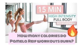 How many calories do Pamela Reifs workouts burn [upl. by Yerffeg]