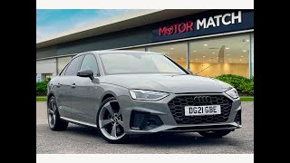 Used Audi A4 20 TFSI 35 Black Edition S Tronic  Motor Match Stockport [upl. by Aronle]