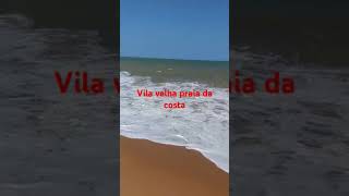 caminhando na beira da praia até a praia da costa como praia saudavel [upl. by Orsola]