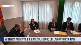 Palermo Vertenza Almaviva riunione sul futuro dei lavoratori siciliani [upl. by Cariotta66]