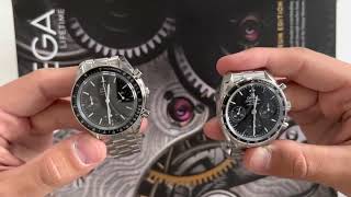 Omega Speedmaster Reduced next to the new Speedmaster 38 [upl. by Imtiaz]