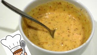 SALSA DE MOSTAZA Y MIEL EN 1 MINUTO  Cocina con Luis [upl. by Casilda380]