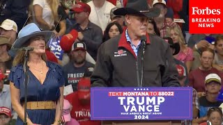 Hamas Is In The Capitol Ryan Zinke Speaks At TrumpVance Rally In Bozeman Montana [upl. by Dorthy]