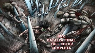 Eren vs Reiner Porco amp Pieck  Guerra de Shiganshina  Shingeki no Kyojin [upl. by Stempson7]