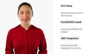 Launching AWS WorkSpaces with AWS Managed Active Directory and FreeRADIUS MFA Server [upl. by Lamprey395]