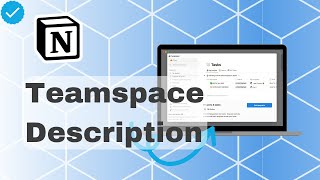 How To Create Teamspace Description In Notion [upl. by Hudis]