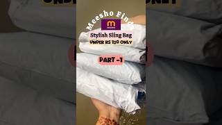 Meesho sling bag  Under Rs150 meeshofinds unboxing shorts [upl. by Gwendolen83]