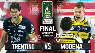 Modena vs Trentino  FINAL GOLD MATCH Highlights Men Volleyball Super Cup 2018 [upl. by Hgielyk]