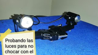 Probando las luces en casa iluminaran bien será que perdí mi dinero ledlights scooter motos led [upl. by Adorl804]