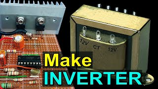 Make Inverter Using SG3524N IC amp MOSFET IRFZ44N or P55NF06  300W Inverter Schematic Circuit Diagram [upl. by Stedman]