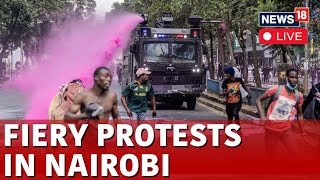 Kenya Protest Live  Protest In Kenya Live  Nairobi City Protest Live  Kenya News Live  N18G [upl. by Nahta]