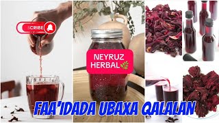 FAAIIDADA KARKADEYGA AMA UBAXA QALALAN IYO DHIIKARKA HIBISCUD [upl. by Glynas]