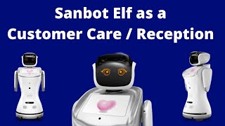 Sanbot Elf as a Customer Care  Reception [upl. by Mihar81]