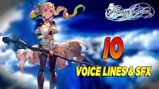 Granblue Fantasy Relink  Io Voice Lines amp Efforts  SFX  English  Japanese [upl. by Roose]