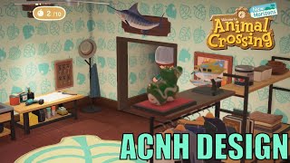 ACNH Interior Designing NOOK INC THEMED [upl. by Nirtiac]