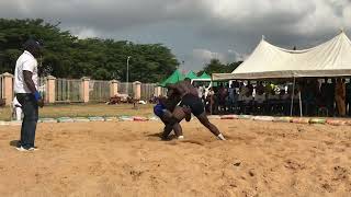 Kokuwa traditional wrestling 🤼‍♀️ games at D 21 national sports festival Nigeria Edo vs Kano state [upl. by Alodi]