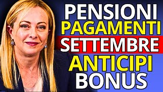 Pensioni Settembre 2024 Pagamenti Bonus e Tagli – Invalidi [upl. by Dyob]