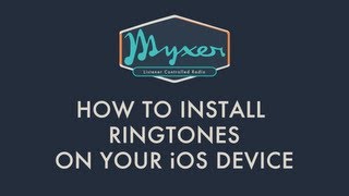 How to Install Ringtones on Your iOS Device iPhone iPad iPod Touch [upl. by Neelear]