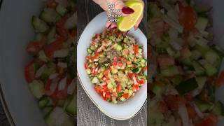 The easiest delicious Salad shirazi salad persian salad shorts asmr viralshorts [upl. by Nason326]