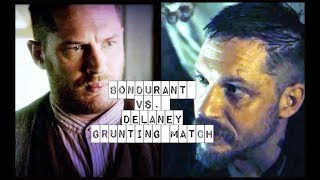 Bondurant Vs Delaney grunting match  Tom Hardy  Lawless  Taboo Game of matching 1 [upl. by Lemej553]