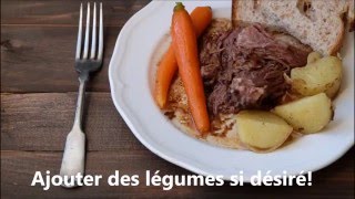 Rôti de palette à la soupe à loignon de Jeannette Bertrand [upl. by Nylcoj]