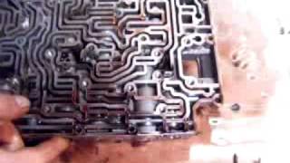 Ford AOD Transmission Valve Body Disassembly part 2 [upl. by Eilesor]