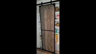 DIY bypass barn door build Part 2 Building the frame [upl. by Veradia946]