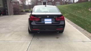 2016 BMW 340i xdrive manual with AWE resonator delete midpipe and MSport silencermuffler [upl. by Ailehpo710]