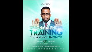 Formation du calendrier de vision par le CEO DAVID IMONITIE  sous titre en français [upl. by Delores]