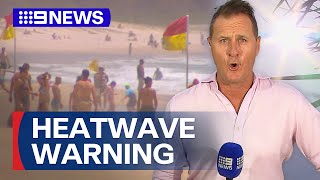 Warnings as Queensland swelters through spring heatwave  9 News Australia [upl. by Acacia]